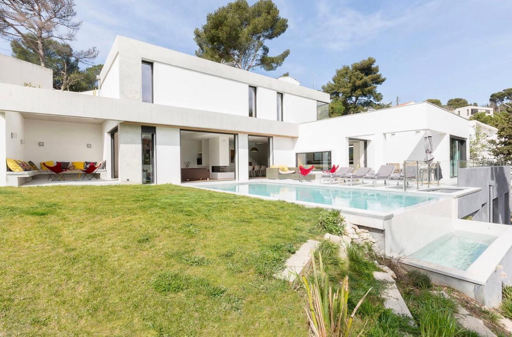 Magnifique Villa D'Architecte & Piscine A Debordement Marseille Exterior photo
